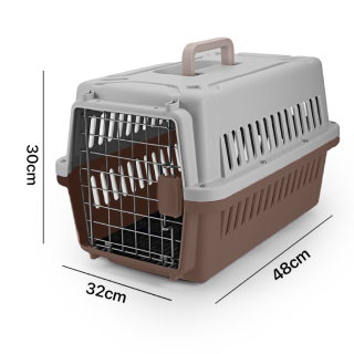 Přepravka pro psy a kočky Nunbell – TravelBox Classic hnědý